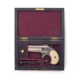 REMINGTON ARMS CO, USA A CASED .41 (RIMFIRE) OVER-UNDER DERRINGER-PISTOL, MODEL 'DOUBLE-