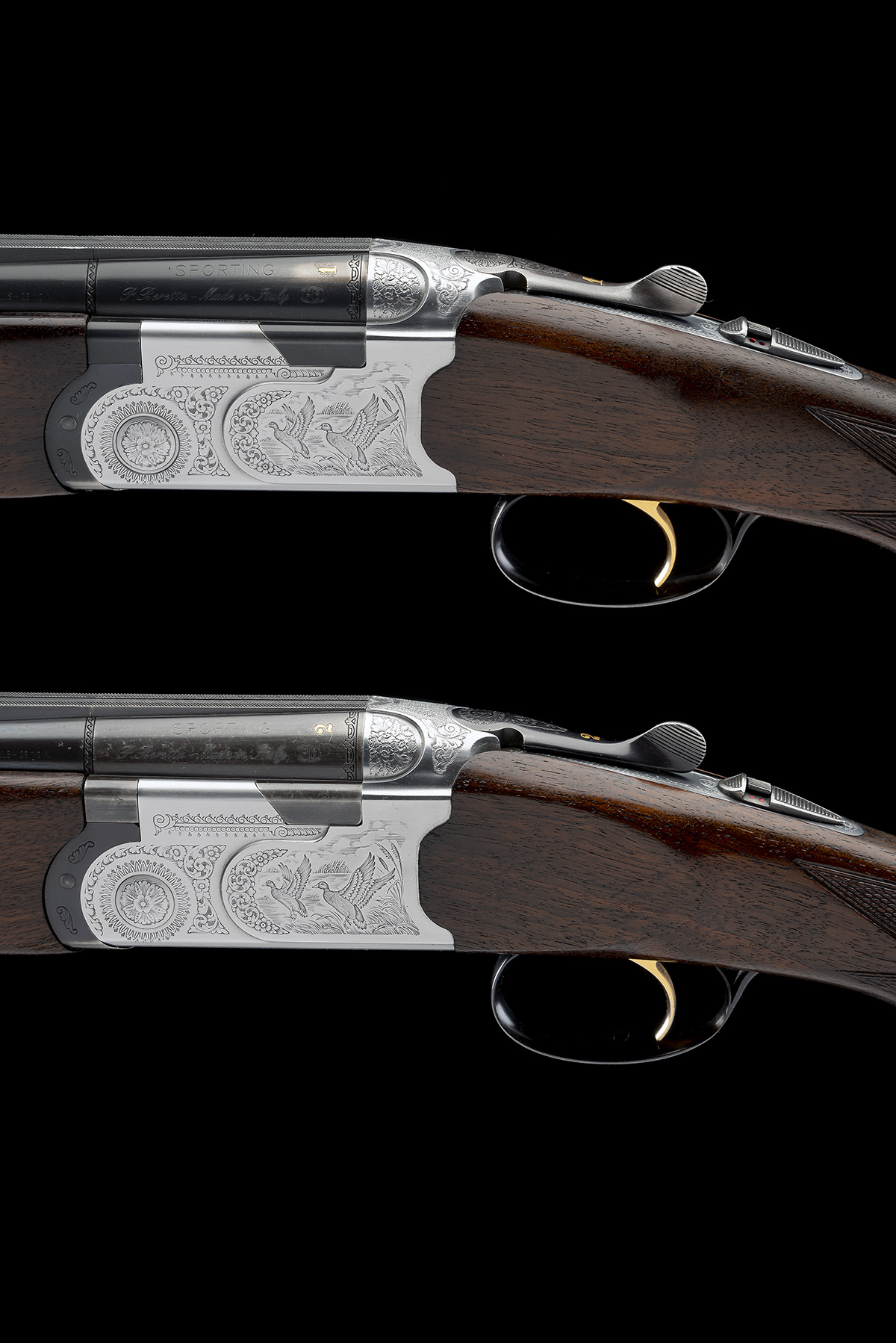 P. BERETTA A PAIR OF 12-BORE 'S687 SILVER PIGEON' SINGLE-TRIGGER OVER AND UNDER EJECTORS, serial no. - Image 7 of 10