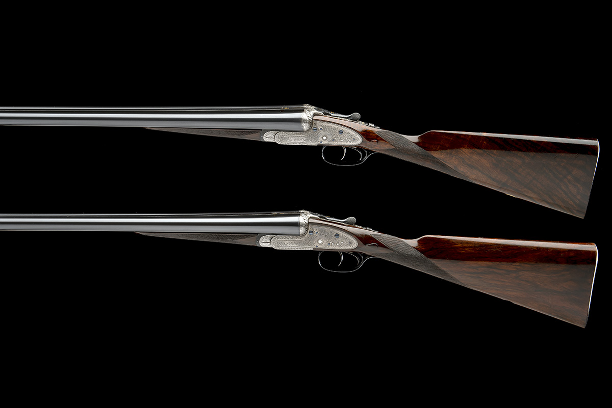 WILLIAM EVANS (FROM PURDEY'S) A PAIR OF 12-BORE SIDELOCK EJECTORS, serial no. 2382 / 3, for 1891, - Image 2 of 11