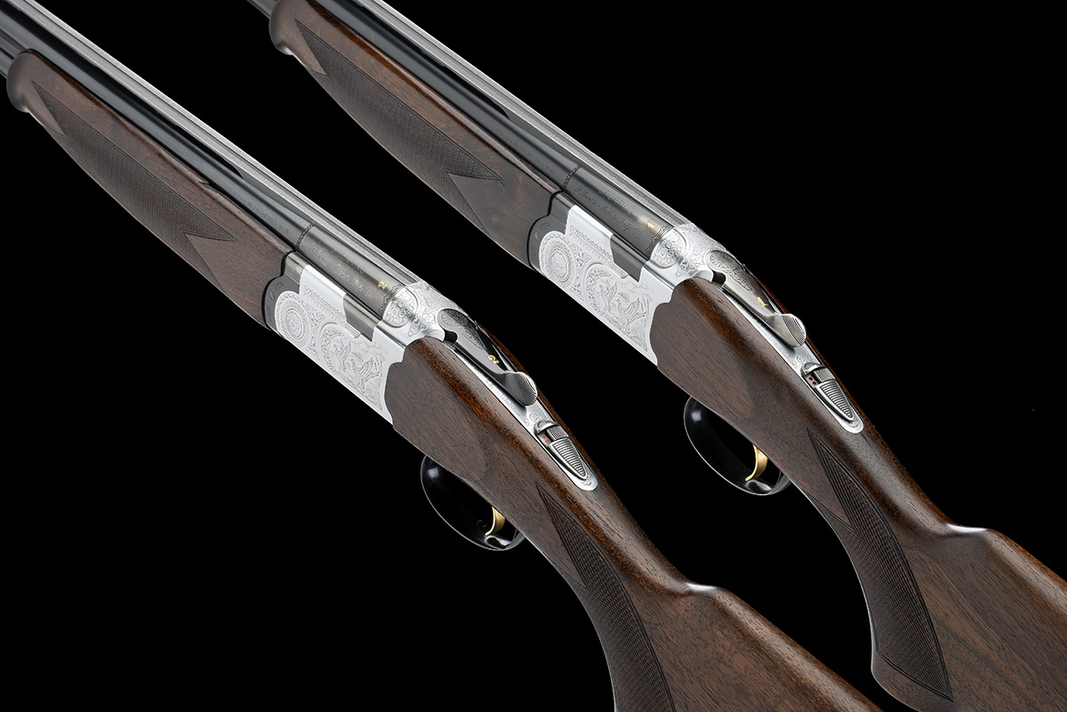 P. BERETTA A PAIR OF 12-BORE 'S687 SILVER PIGEON' SINGLE-TRIGGER OVER AND UNDER EJECTORS, serial no. - Image 8 of 10