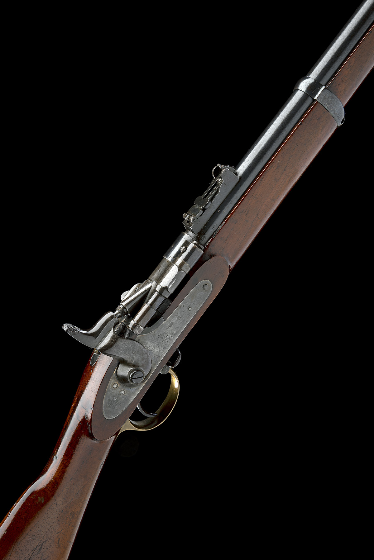 ENFIELD, ENGLAND A .577 (SNIDER) SERVICE-RIFLE, MODEL 'MKIII THREE-BAND', serial no. 6807, dated for