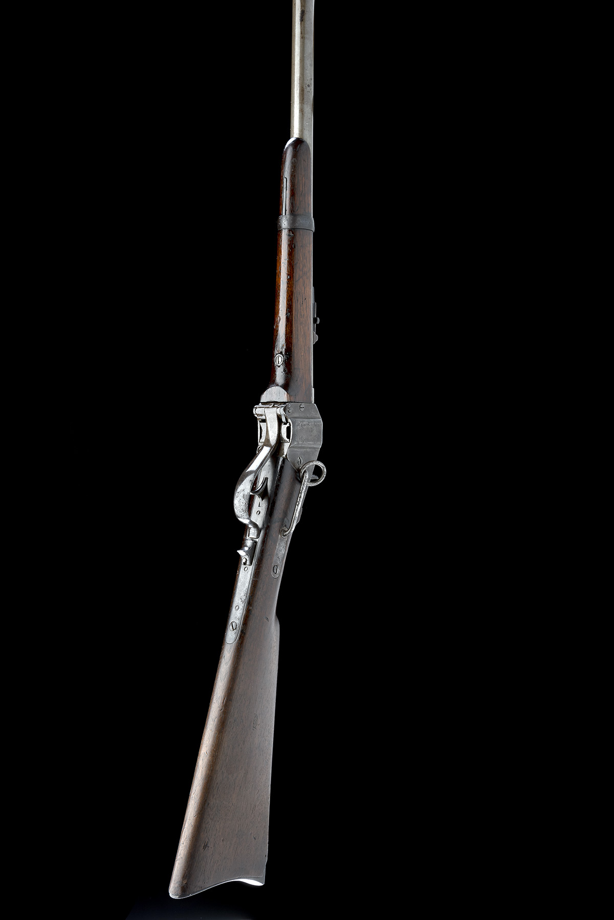 SHARPS, USA A .50-70 BREECH-LOADING CARBINE, MODEL 'CENTRAL-FIRE CONVERSION OF THE 1863 NEW - Image 6 of 8