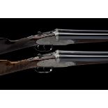 E.J. CHURCHILL A PAIR OF 12-BORE 'THE PREMIERE QUALITY' PINLESS SIDELOCK EJECTORS, serial no. 4201 /