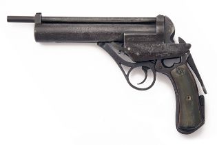 WESTLEY RICHARDS, LONDON A SCARCE .177 RECEIVER-COCKING AIR-PISTOL, MODEL 'HIGHEST POSSIBLE (FIRST
