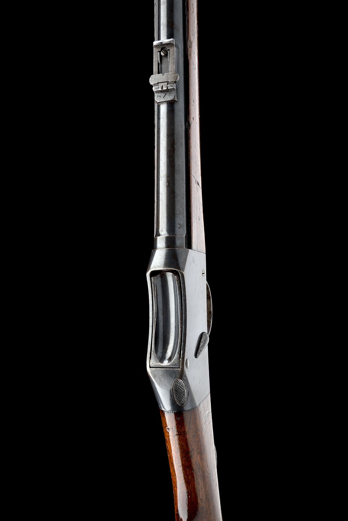 A .577-450 (M/H) SINGLE-SHOT CAVALRY-CARBINE SIGNED WITTEN, MODEL 'MARTINI-HENRY CONTRACT CARBINE, - Image 6 of 9