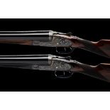 AYA A PAIR OF 12-BORE 'NO.1 MODEL' HAND-DETACHABLE SIDELOCK EJECTORS, serial no. 449959 / 60, for