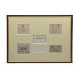 A FRAMED COLLECTION OF JAMES PURDEY & SONS BICENTENARY TRADE / CASE LABELS, No. 21 of 200 limited