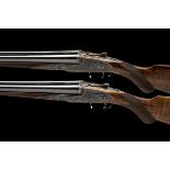 HOLLAND & HOLLAND A FINE PAIR OF 28-BORE 'ROYAL DE LUXE' SELF-OPENING SINGLE-TRIGGER HAND-DETACHABLE