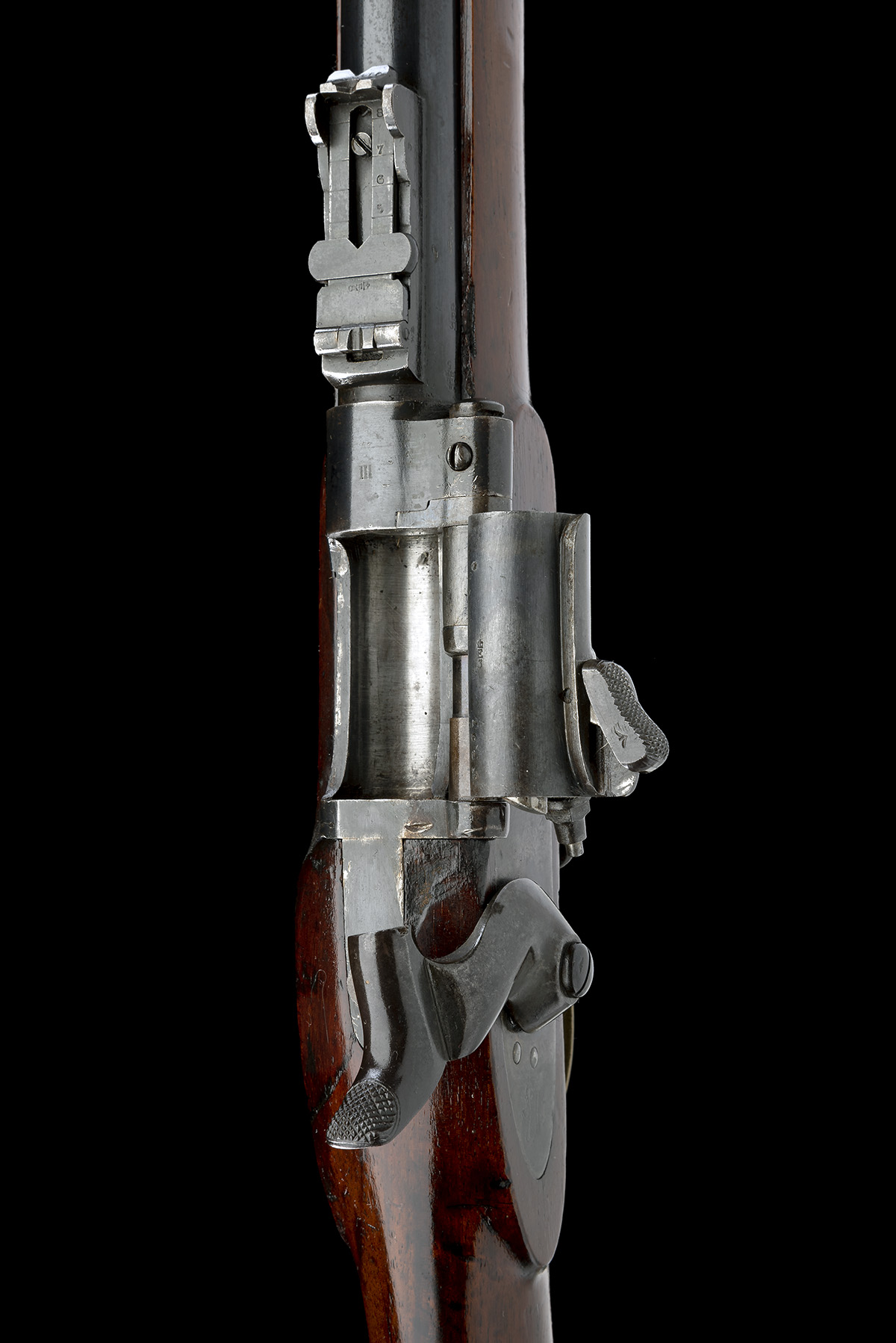ENFIELD, ENGLAND A .577 (SNIDER) SERVICE-RIFLE, MODEL 'MKIII THREE-BAND', serial no. 6807, dated for - Image 5 of 10