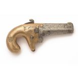 MOORES PATENT F. A. CO. USA A .41 RIMFIRE SINGLE-SHOT 'DERRINGER' POCKET PISTOL, MODEL 'STANDARD',