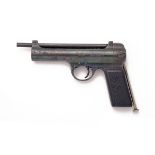 A RARE .177 SINGLE SHOT PLUNGE-COCKING AIR PISTOL, MODEL 'TITAN' serial no. 29, third pattern