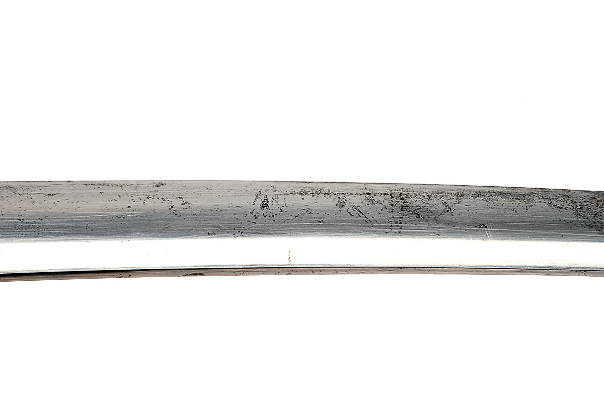 A JAPANESE WORLD WAR TWO 'SHIN-GUNTO' MOUNTED OFFICER'S KATANA WITH SIGNED BLADE, almost certainly a - Image 12 of 14