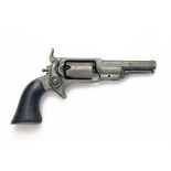 COLT, USA A .28 PERCUSSION FIVE-SHOT POCKET REVOLVER, MODEL '1855 ROOTS PATENT SIDE-HAMMER',