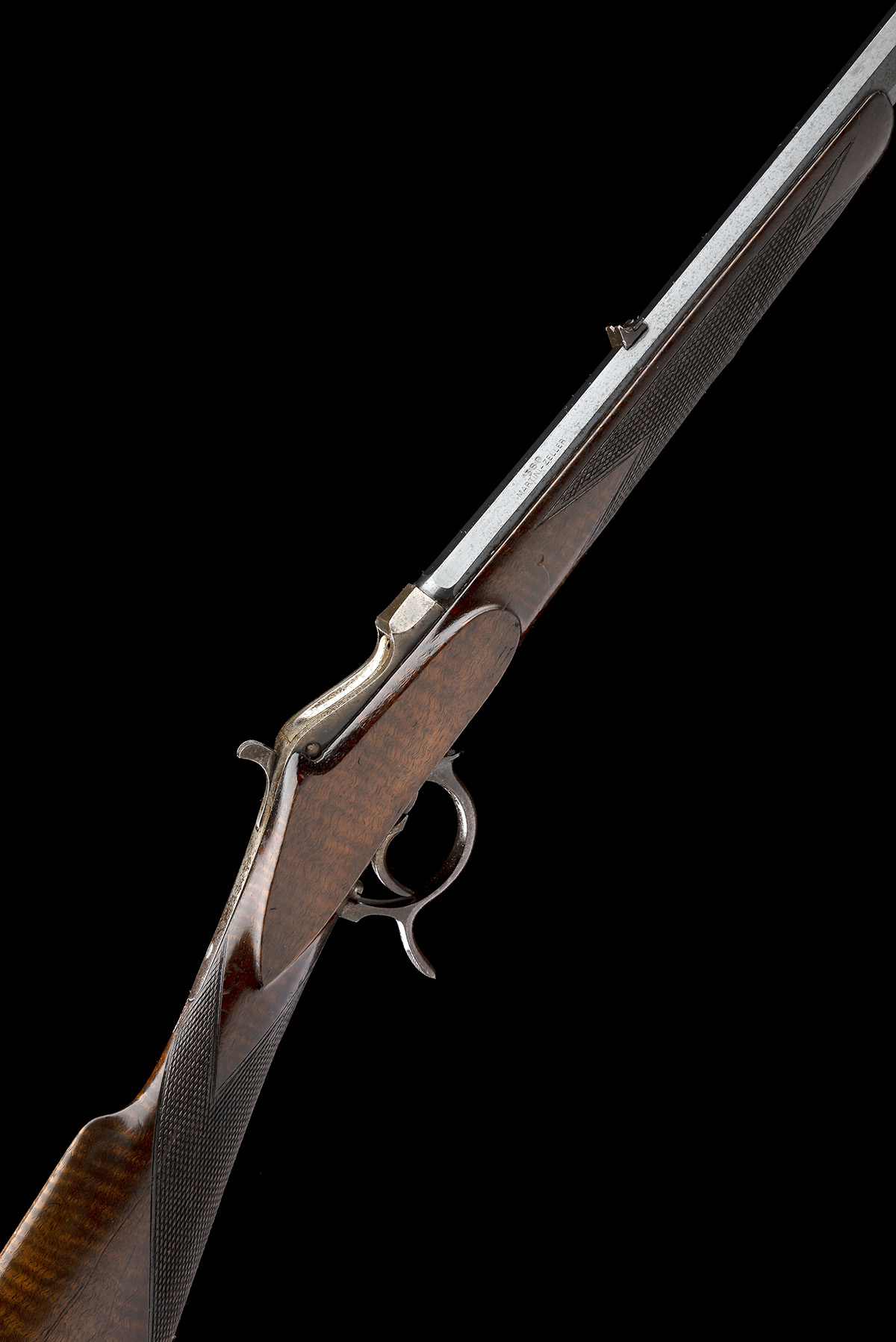 ADAMS & CO, LONDON A .360 No.5 (.380 L/R) SINGLE-SHOT ROOK & RABBIT RIFLE, MODEL 'MARTINI ZELLER',