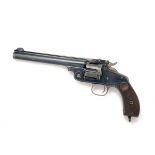 SMITH & WESSON, USA A RARE .44 (RUSSIAN) SIX-SHOT SINGLE-ACTION REVOLVER, MODEL 'JAPANESE