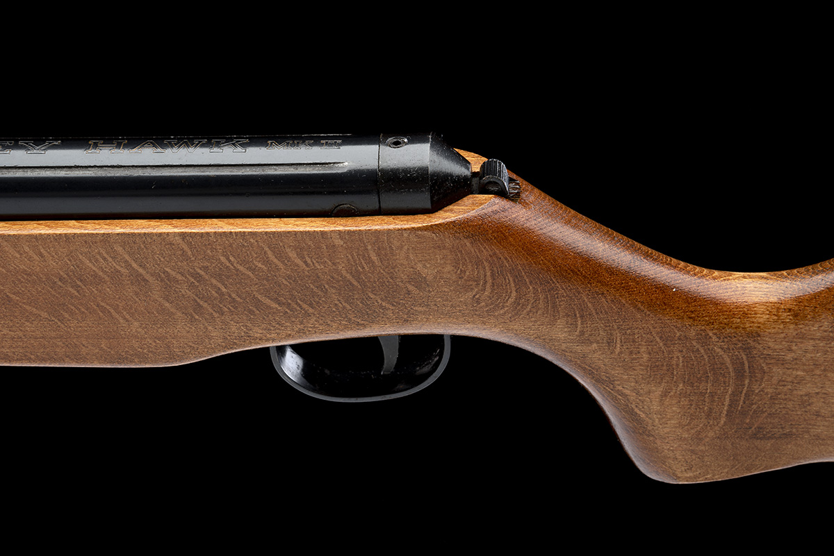 WEBLEY & SCOTT, BIRMINGHAM A BOXED .177 & .22 BREAK-BARREL AIR-RIFLE, MODEL 'HAWK MKII', serial - Image 9 of 11