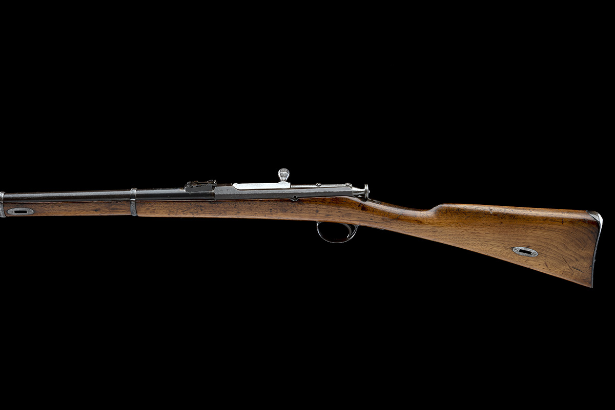 BERDAN, RUSSIA A SCARCE 10.66x57R (BERDAN) SINGLE-SHOT CARBINE, MODEL 'M70 BERDAN', no visible - Image 2 of 9