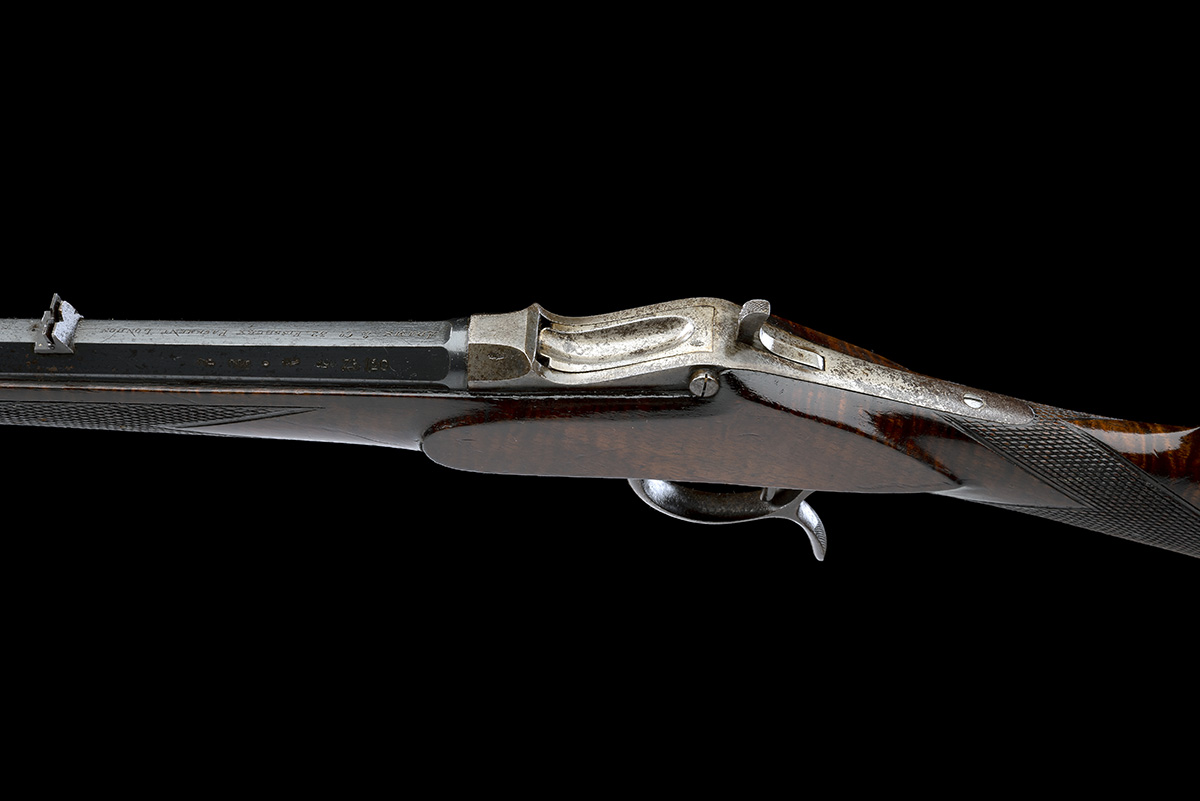 ADAMS & CO, LONDON A .360 No.5 (.380 L/R) SINGLE-SHOT ROOK & RABBIT RIFLE, MODEL 'MARTINI ZELLER', - Image 7 of 8