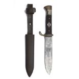 PUMA, SOLINGEN A FIRST PATTERN HITLER YOUTH DIRK, circa 1936, with 5 3/8in. drop-point blade