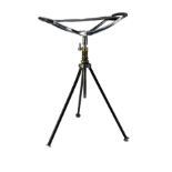 HARDY BROTHERS A VINTAGE TRIPOD SHOOTING / FISHING SEAT, with replacement leather seat and carry