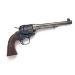 COLT, USA A SCARCE .455 SINGLE-ACTION REVOLVER, MODEL 'BISLEY TARGET', serial no. 177900, for