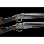RAY WARD A FINE PAIR OF ASHFORD-ENGRAVED 20-BORE 'WOODCOCK MODEL' SINGLE-TRIGGER SELF-OPENING