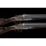 WILLIAM EVANS A MATCHED PAIR OF 20-BORE SIDELOCK EJECTORS, serial no. 14849 / 16200, with cased