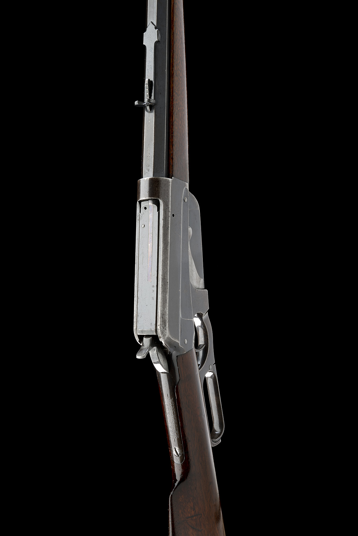 WINCHESTER REPEATING ARMS, USA A .40-72 (WIN) LEVER-ACTION SPORTING-RIFLE, MODEL '1895', serial - Image 6 of 8