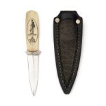 GARRY CILLIERS, SOUTH AFRICA A BOXED HAND-MADE RHODESIAN LIGHT INFANTRY PRESENTATION BOOT-KNIFE WITH