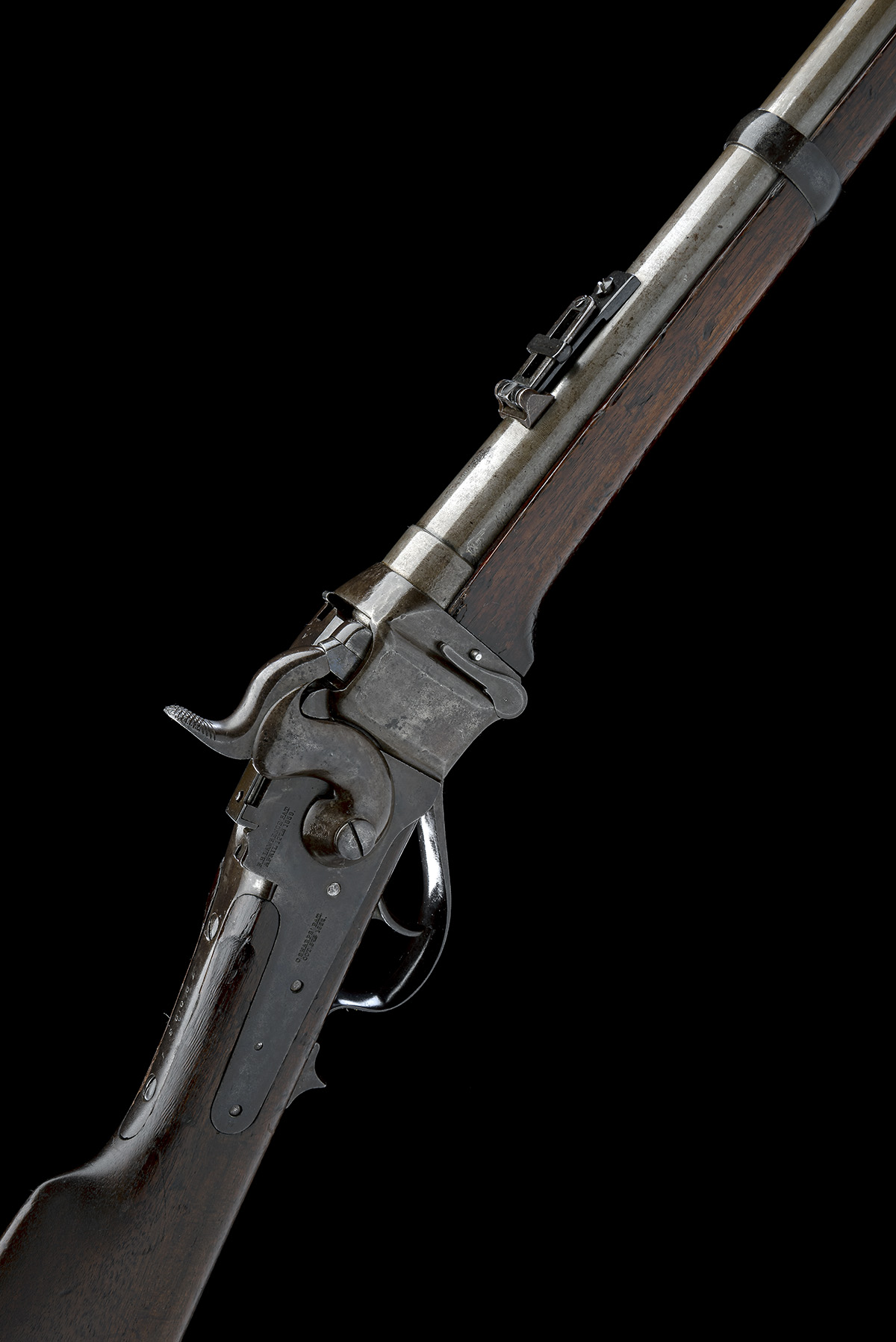 SHARPS, USA A .50-70 BREECH-LOADING CARBINE, MODEL 'CENTRAL-FIRE CONVERSION OF THE 1863 NEW