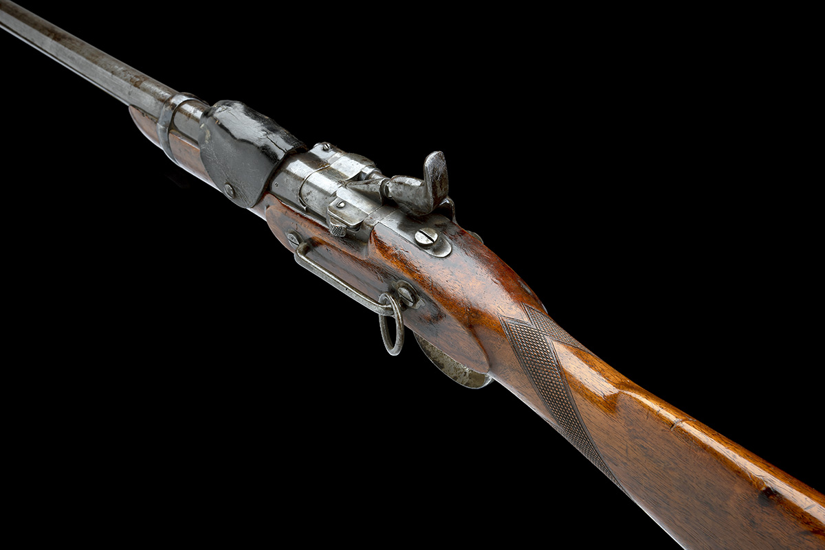 I. HOLLIS & SONS, LONDON A .577 (SNIDER) SINGLE-SHOT SPORTING-CARBINE, MODEL 'SNIDER PATENT', serial - Image 5 of 9