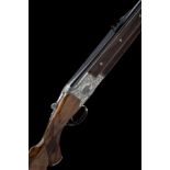 JOSEPH LANG & SON A JACOBY-ENGRAVED .470 NITRO EXPRESS BROWNING B25 SINGLE-TRIGGER OVER AND UNDER