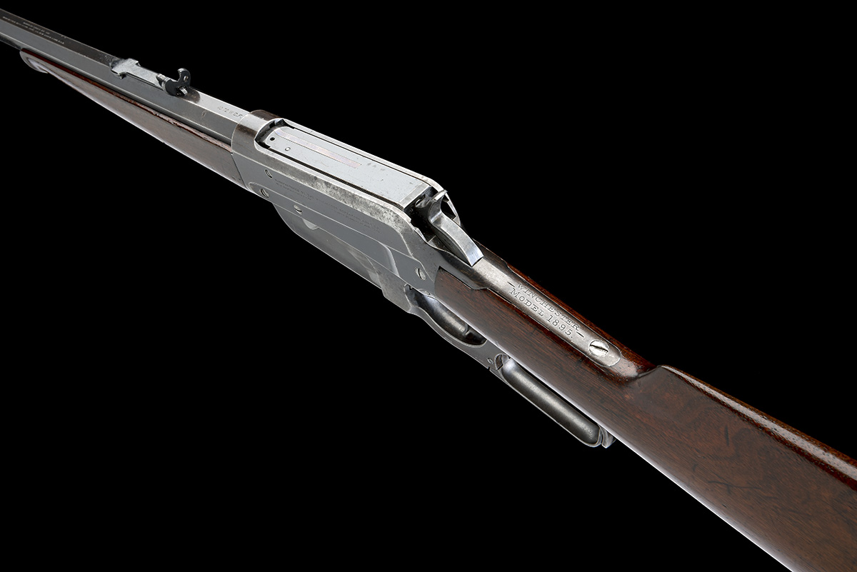 WINCHESTER REPEATING ARMS, USA A .40-72 (WIN) LEVER-ACTION SPORTING-RIFLE, MODEL '1895', serial - Image 5 of 8