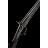 BOSS & CO., LONDON A FINE CASED 12-BORE PINFIRE UNDER-LEVER DOUBLE-BARRELLED SPORTING-GUN, serial