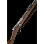 AMBERG ARSENAL, GERMANY AN 11mm (MAUSER) SINGLE-SHOT BOLT-ACTION RIFLE, MODEL 'MAUSER M71', serial