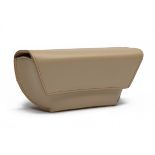 WILLIAM & SON A CALFSKIN SUNGLASSES CASE IN NUDE TAN, external dimensions 16cm x 7.5cm x 6cm, tan