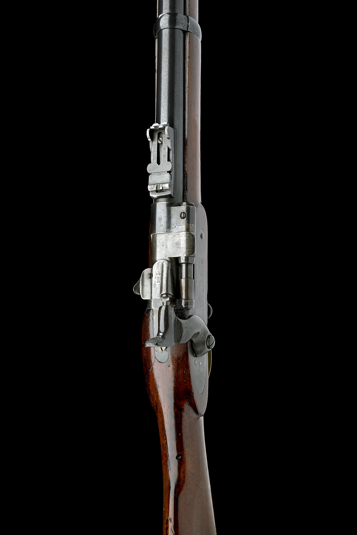 ENFIELD, ENGLAND A .577 (SNIDER) SERVICE-RIFLE, MODEL 'MKIII THREE-BAND', serial no. 6807, dated for - Image 4 of 10