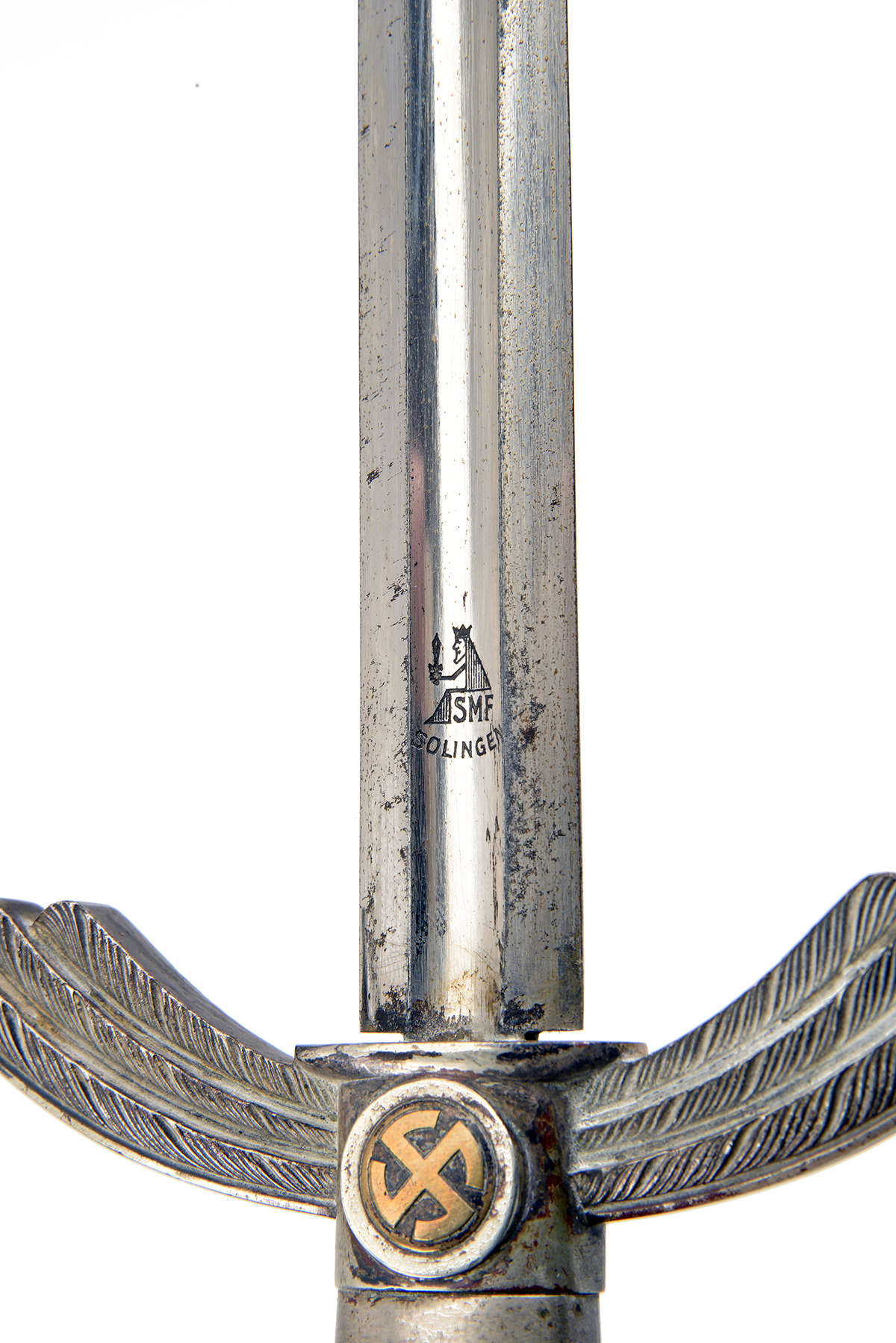 SMF, SOLINGEN A GERMAN 1934 PATTERN DRESS SWORD FOR THE LUFTWAFFE, no visible serial number, pre - Image 3 of 3