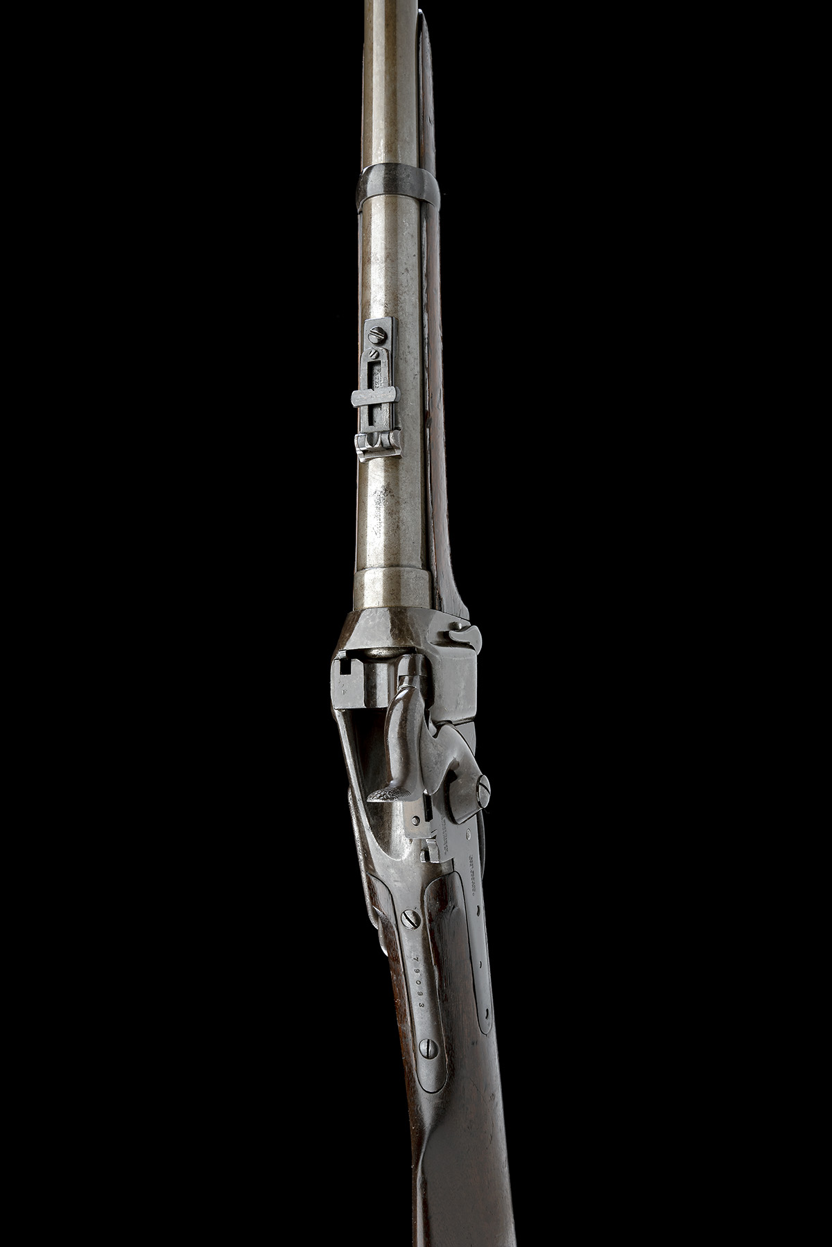 SHARPS, USA A .50-70 BREECH-LOADING CARBINE, MODEL 'CENTRAL-FIRE CONVERSION OF THE 1863 NEW - Image 4 of 8