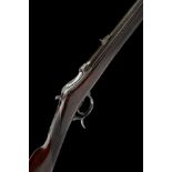 A .440 (REV) SINGLE-SHOT ROOK & RABBIT-RIFLE, UNSIGNED, serial no. 748, Belgian circa 1885, with