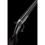 I. HOLLIS & SONS A .500 (3IN.) BLACK POWDER EXPRESS ROTARY-UNDERLEVER DOUBLE HAMMER RIFLE, serial