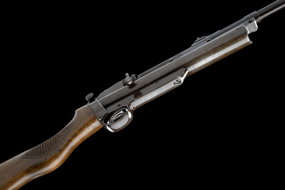 WEBLEY & SCOTT. BIRMINGHAM A CASED .177 & .22 BARREL-COCKING AIR-RIFLE, MODEL 'MKII SERVICE', serial - Image 4 of 5