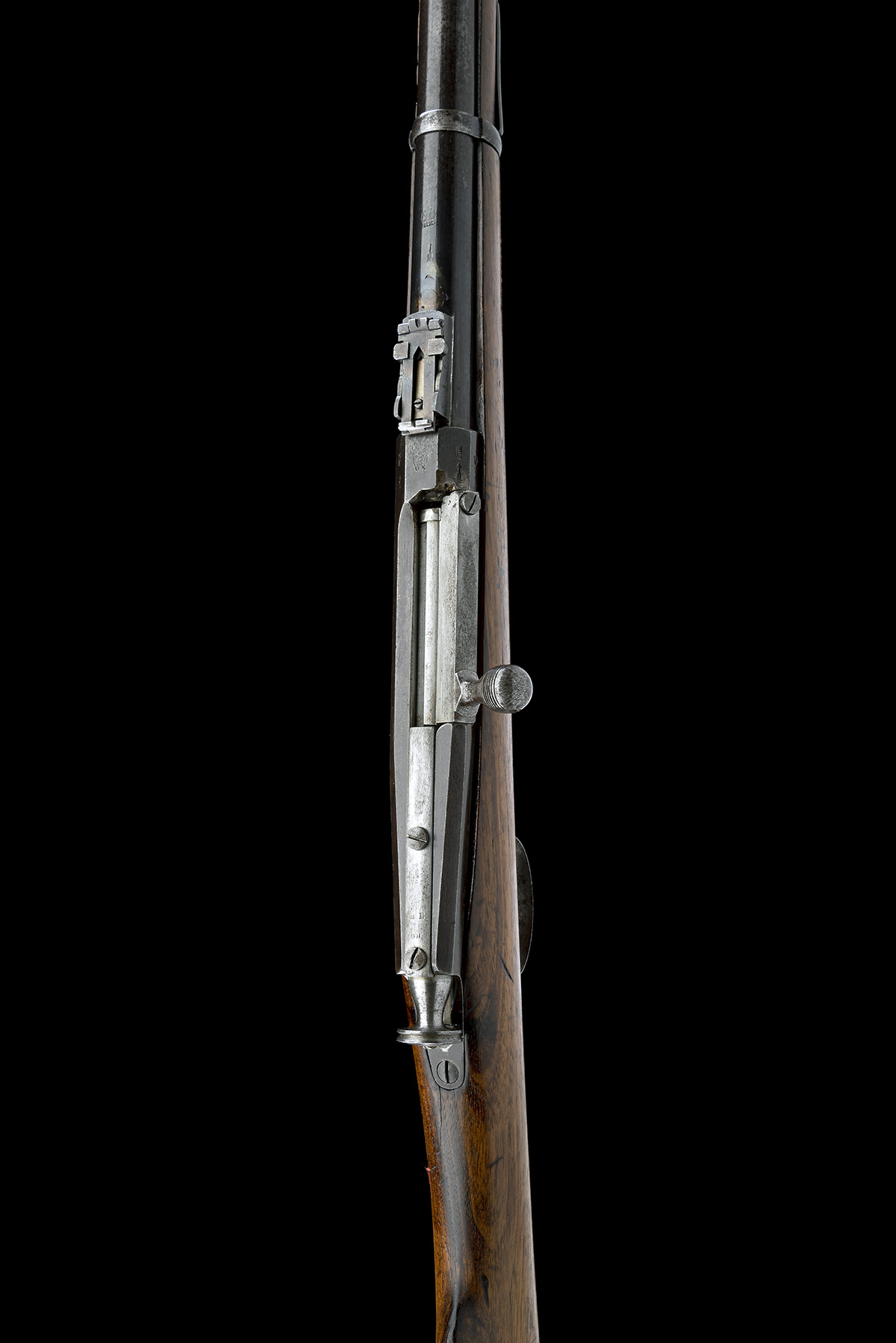 BERDAN, RUSSIA A SCARCE 10.66x57R (BERDAN) SINGLE-SHOT CARBINE, MODEL 'M70 BERDAN', no visible - Image 4 of 9