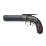 STOCKING, USA A RARE .28 PERCUSSION SIX-SHOT SINGLE-ACTION PEPPERBOX REVOLVER, serial no. 14,