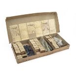 WEBLEY & SCOTT, BIRMINGHAM A DEALER'S SPARE PARTS or SERVICE BOX, post war circa 1955, containing