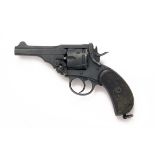 WEBLEY, BIRMINGHAM A .455 SIX-SHOT DOUBLE-ACTION REVOLVER, MODEL 'MKV', serial no. 142558, dated for