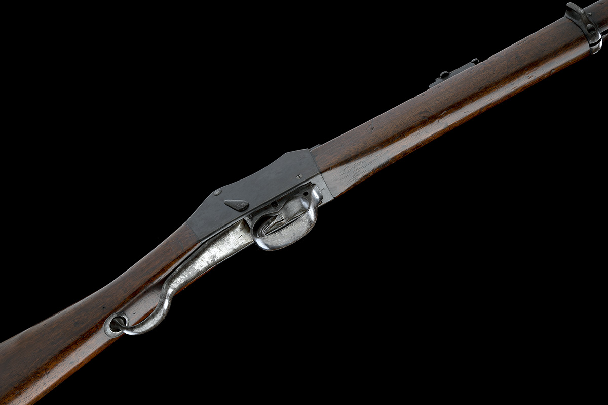 A .577-450 (M/H) SINGLE-SHOT CAVALRY-CARBINE SIGNED WITTEN, MODEL 'MARTINI-HENRY CONTRACT CARBINE, - Image 3 of 9