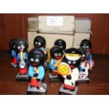 A set of nine original Robertson's golly figures w