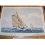 M G PEARSON - original watercolour of Ex- French P