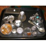Various silver collectable items and other